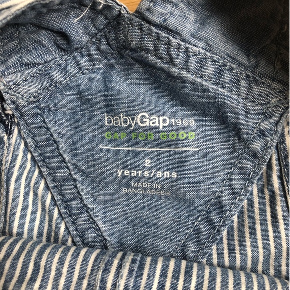 Baby Gap Dino short overalls 2T - Picture 4 of 4